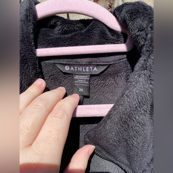 Athleta Double Cozy Karma Recover Full Zip Jacket - Picture 2 of 3